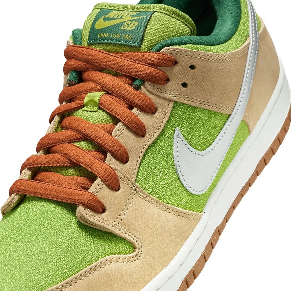 Nike SB Dunk Low Pro Shoes Sesame/Metallic Silver-Pear-Fir