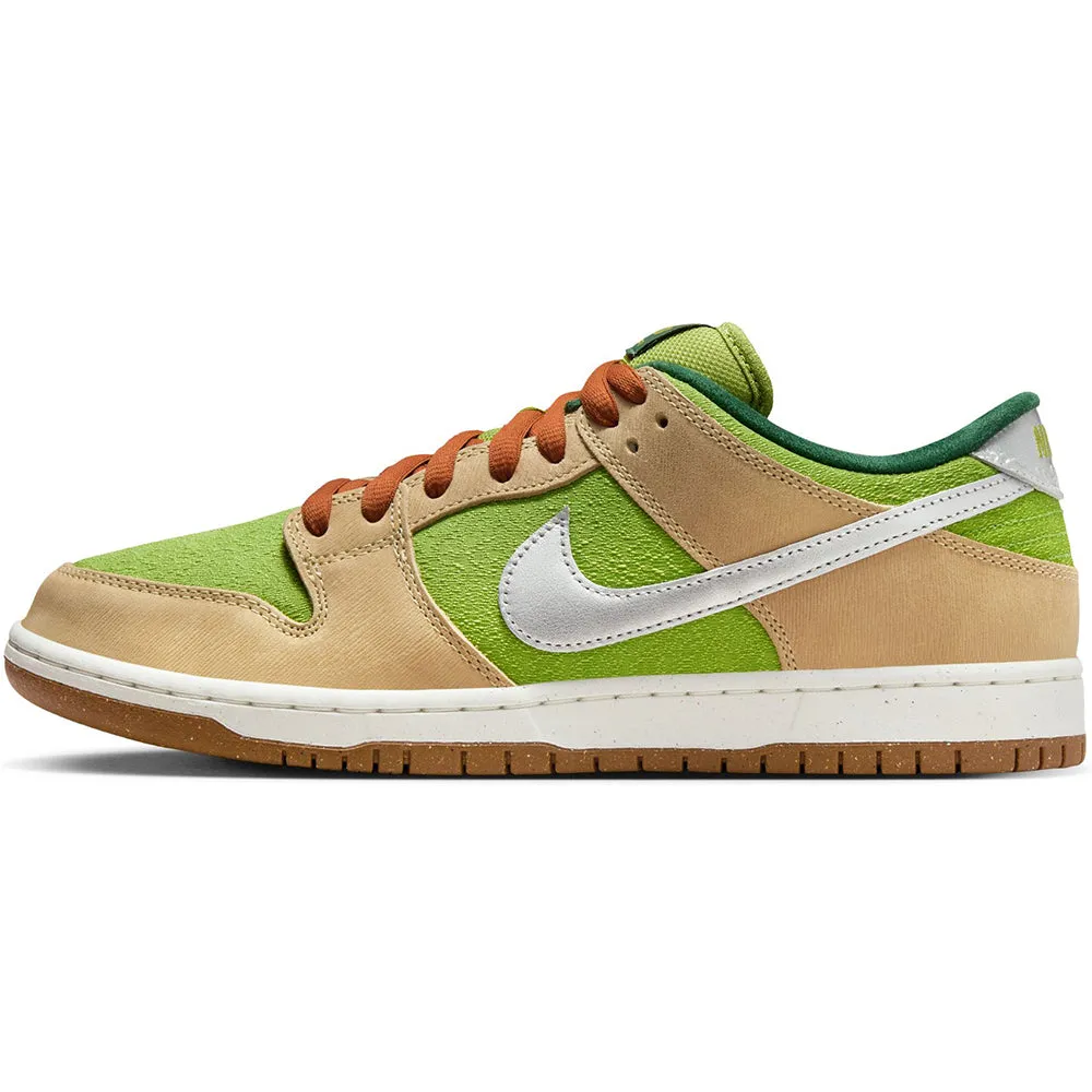 Nike SB Dunk Low Pro Shoes Sesame/Metallic Silver-Pear-Fir