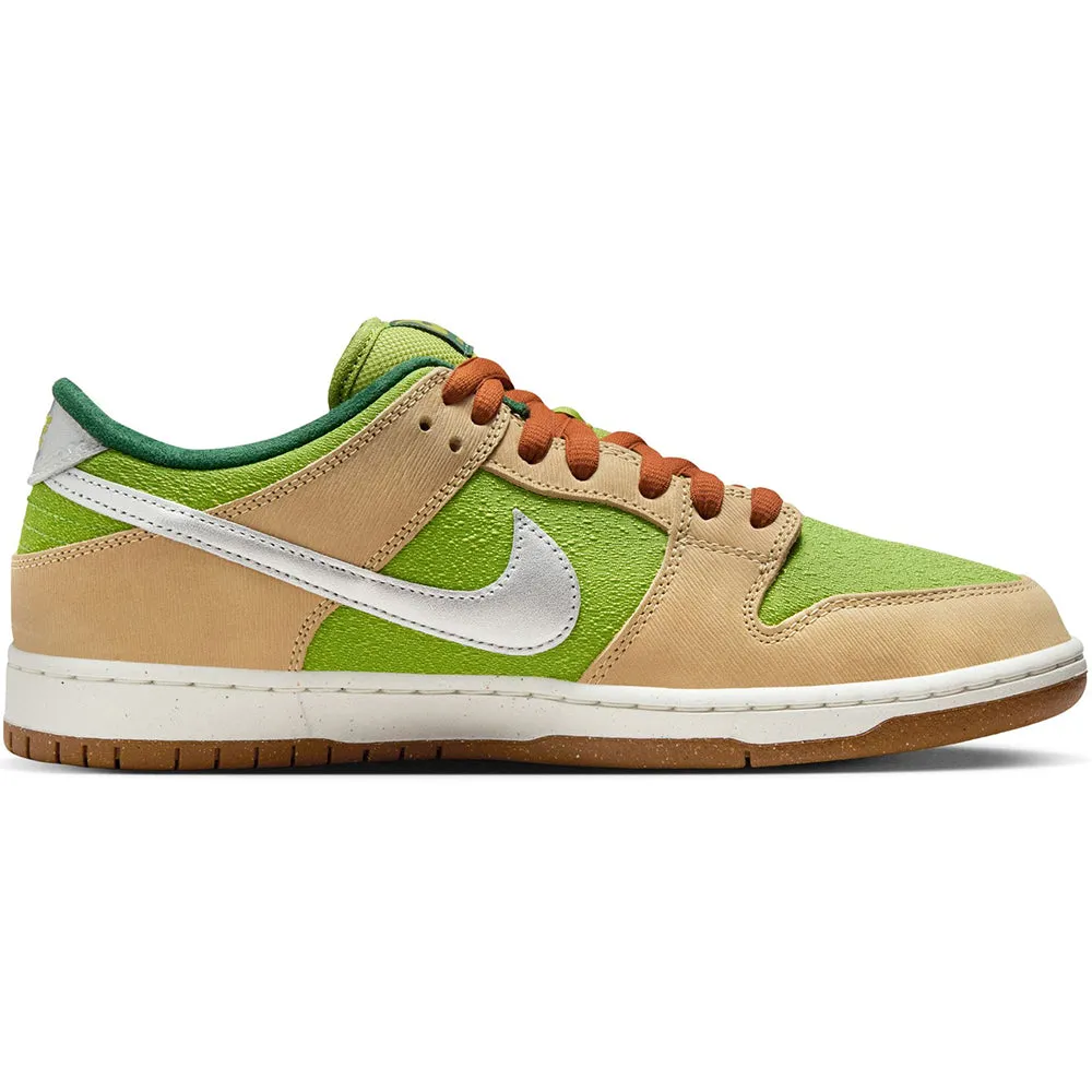 Nike SB Dunk Low Pro Shoes Sesame/Metallic Silver-Pear-Fir