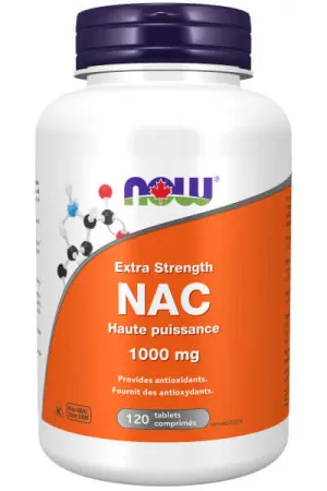 Now NAC (N-Acetyl Cysteine) 1,000 mg 120 Tablets