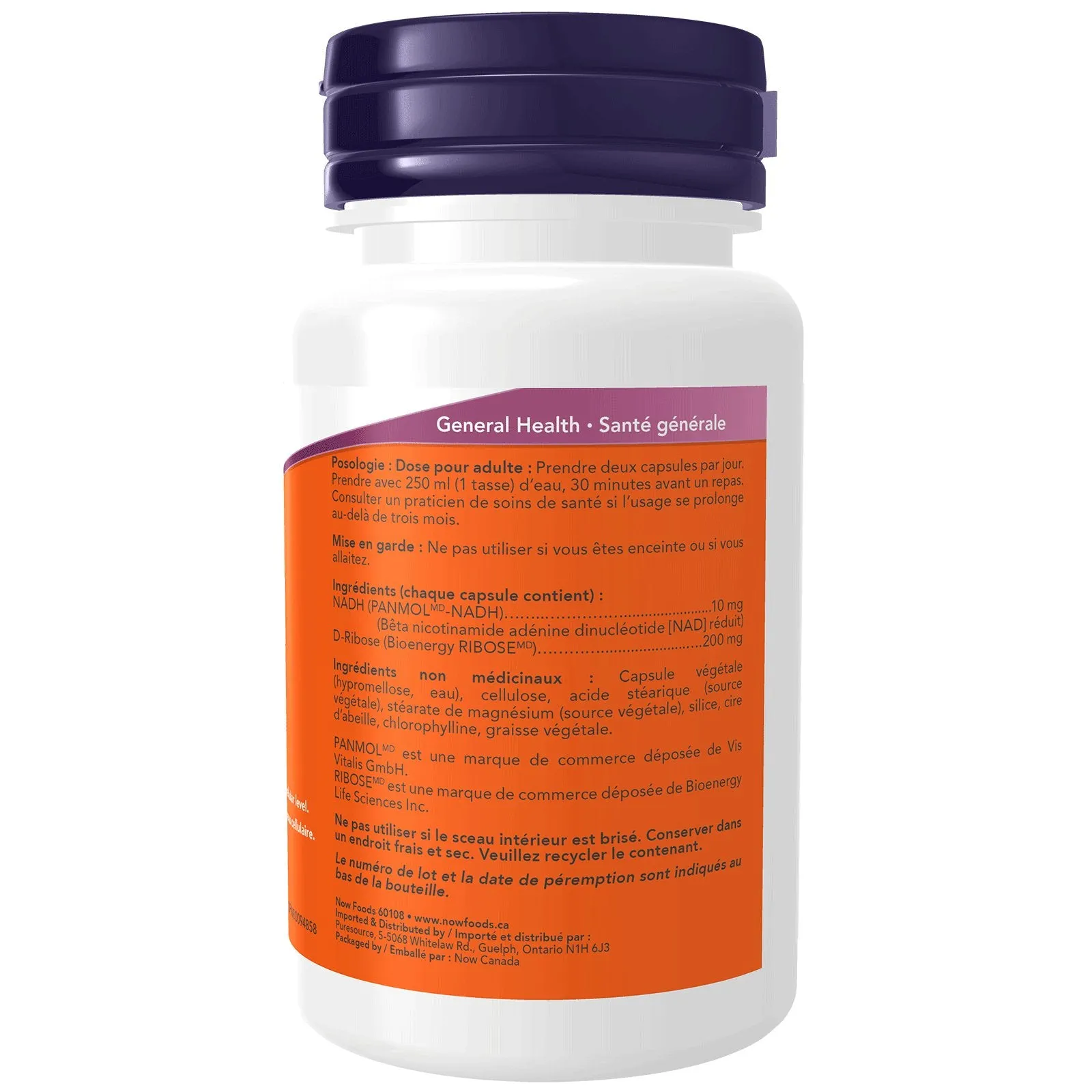 Now NADH 10mg 60 Veg Capsules