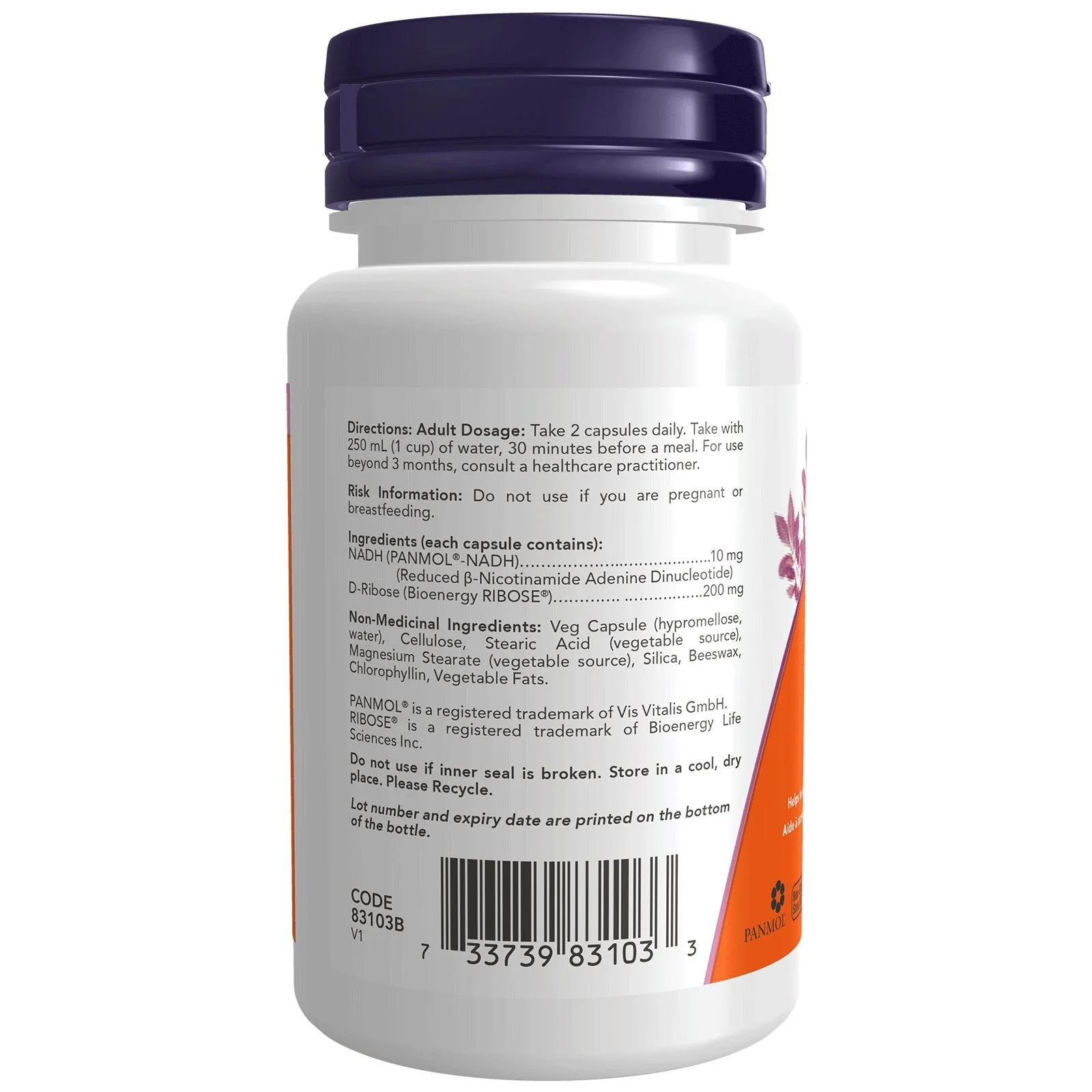 Now NADH 10mg 60 Veg Capsules