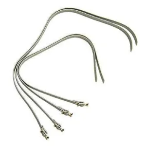 OBO Front Kicker Straps Silver