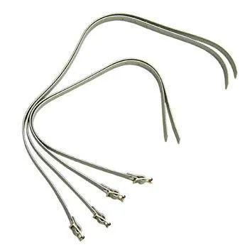 OBO Front Kicker Straps Silver