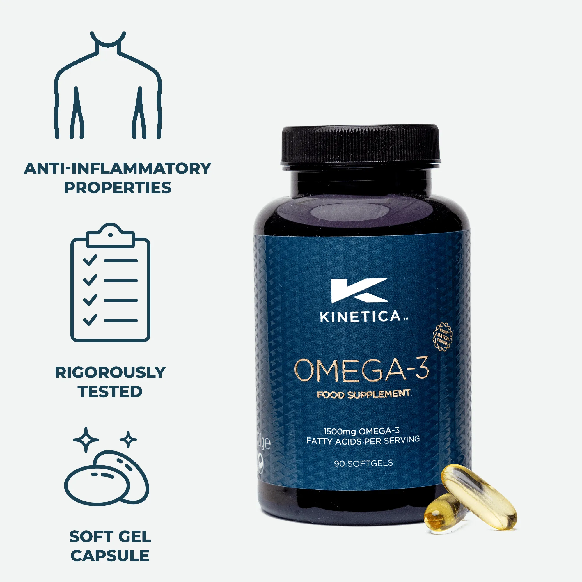 Omega-3 Fish Oil - 90 Capsules