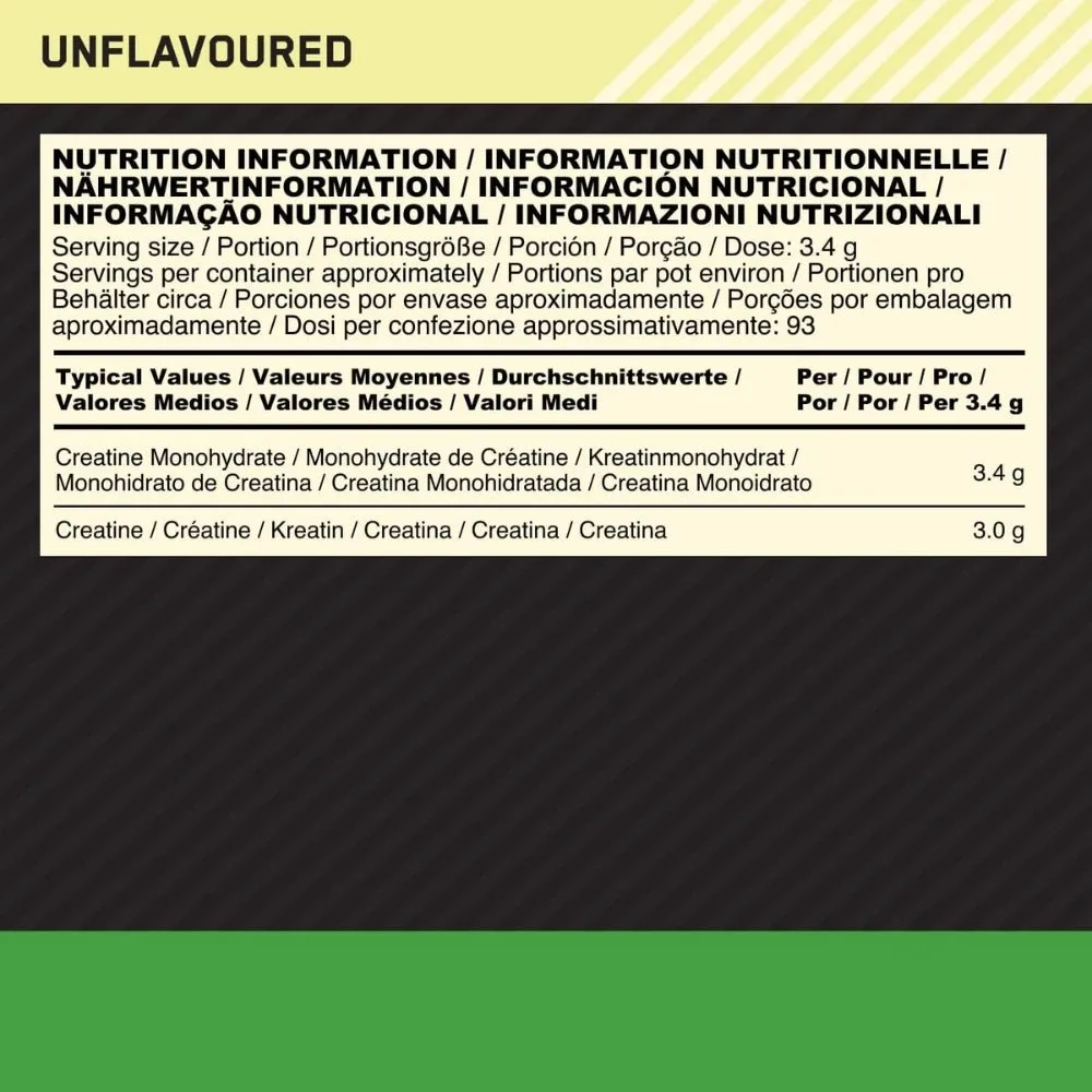 Optimum Nutrition Micronized Creatine Powder (Free ON SmartShake Shaker)