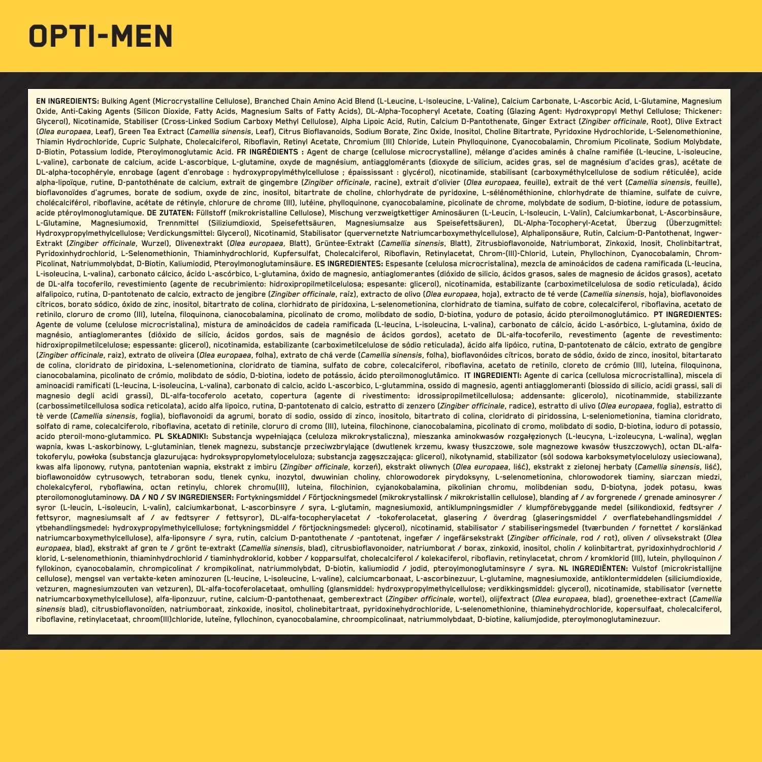 Optimum Nutrition Opti-Men - 90 Tablets