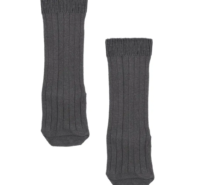 Organic Knee High Socks Grey