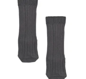 Organic Knee High Socks Grey