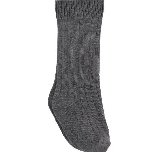 Organic Knee High Socks Grey