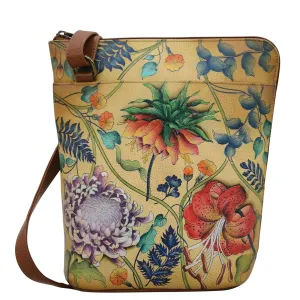Organizer Crossbody With Extended Side Zipper - 493