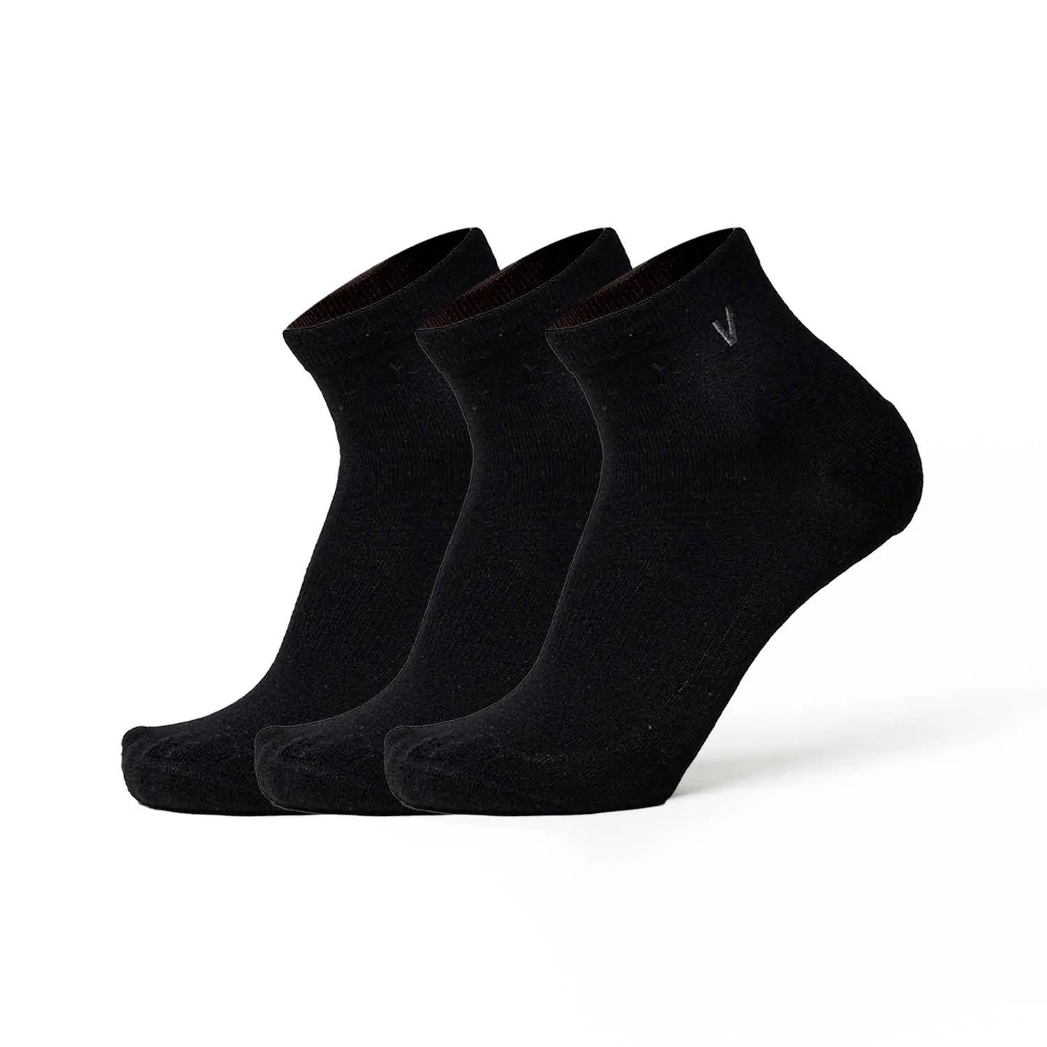 Pack 3 short socks merino