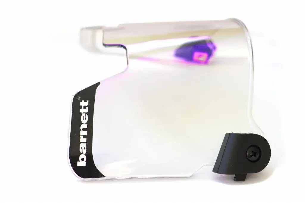 Pack of 2 Barnett Football Eyeshields (Clear  Blue)