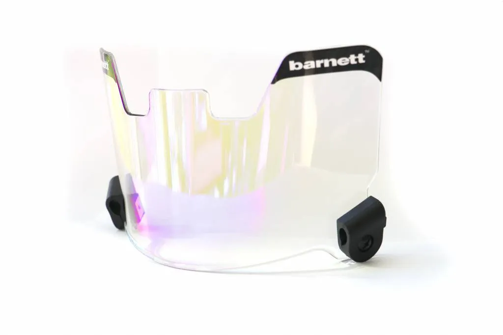 Pack of 2 Barnett Football Eyeshields (Clear  Blue)