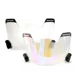 Pack of 2 Barnett Football Eyeshields (Clear  Blue)