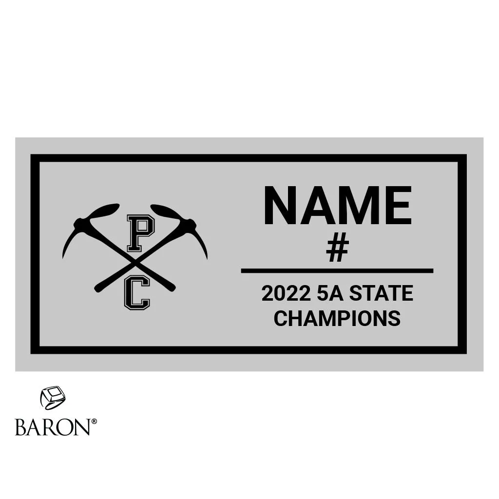 Park City High School Men's Lacrosse 2022 Championship Mini-Ring Box (Window)