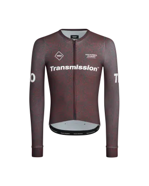 PAS NORMAL STUDIOS T.K.O. Mechanism Long Sleeve Jersey - Mahogany Transmission