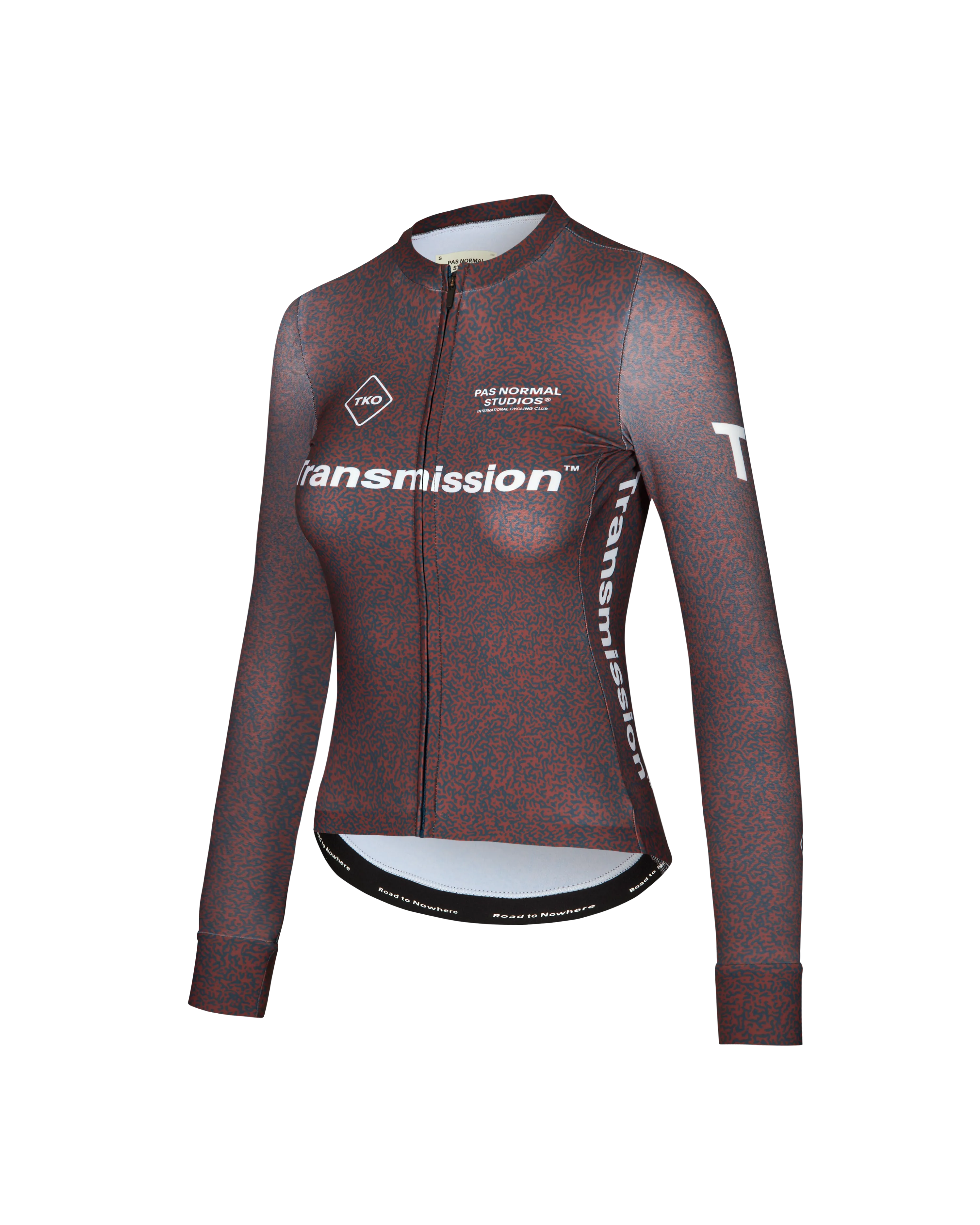PAS NORMAL STUDIOS Women's T.K.O. Mechanism Long Sleeve Jersey - Mahogany Transmission