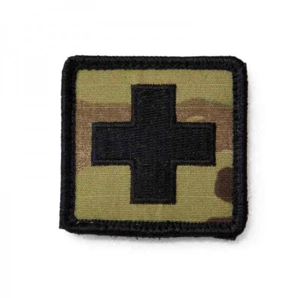 Patch medic multi cam with black cross