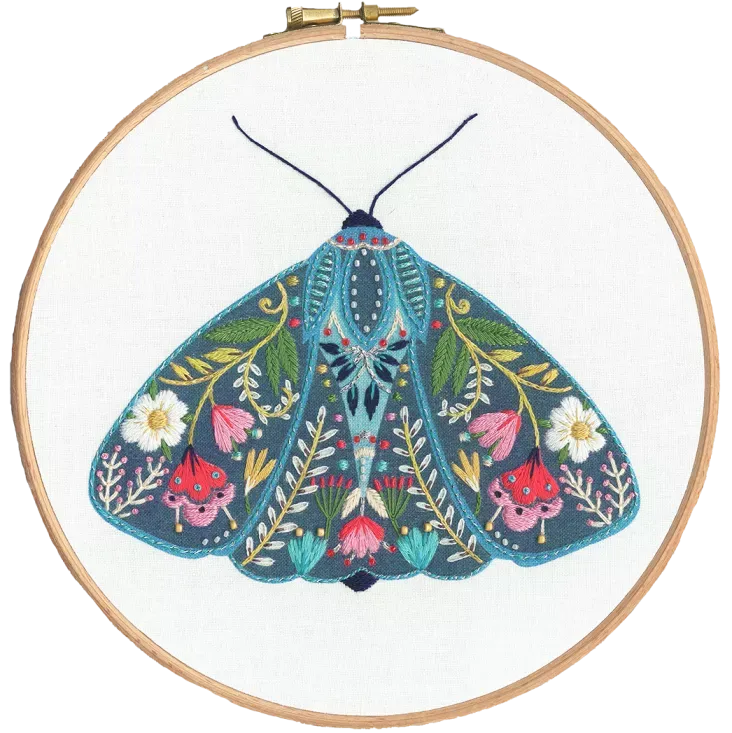 Pollen - Moth - Bothy Threads - Embroidery Kit