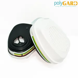 Polygard 70926 ABEK1P3 Multi-Gas & Particulate Combination Filter Cartridge EN14387:2004 A1:2008