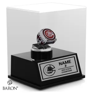 Portsmouth High School Lacrosse 2022 Championship Display Case