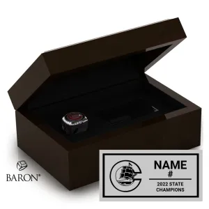Portsmouth High School Lacrosse 2022 Championship Ring Box