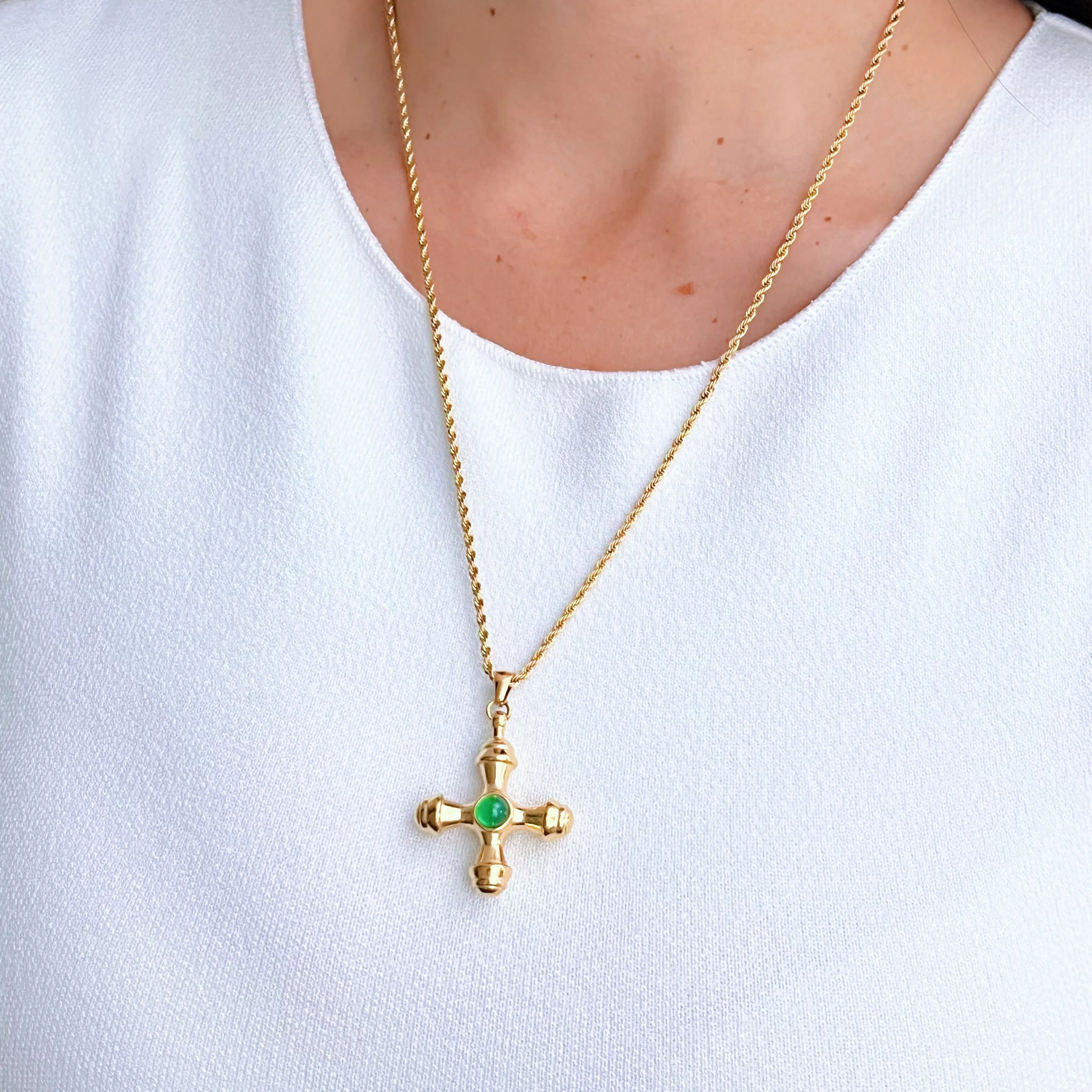 Protection Cross Necklace