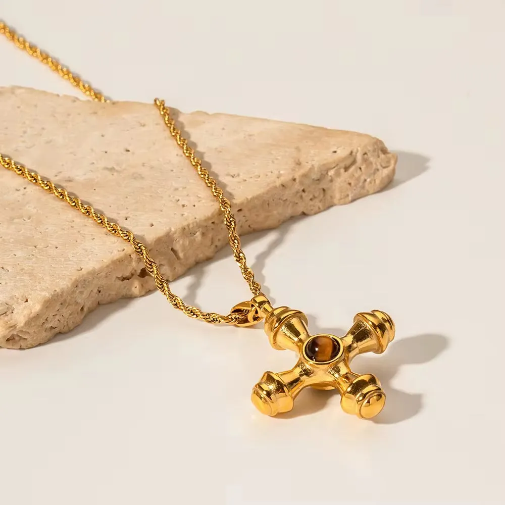 Protection Cross Necklace