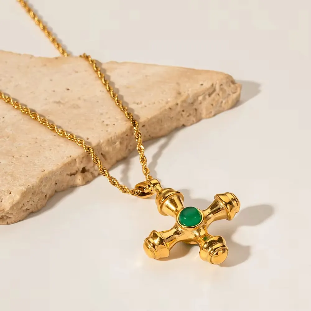 Protection Cross Necklace