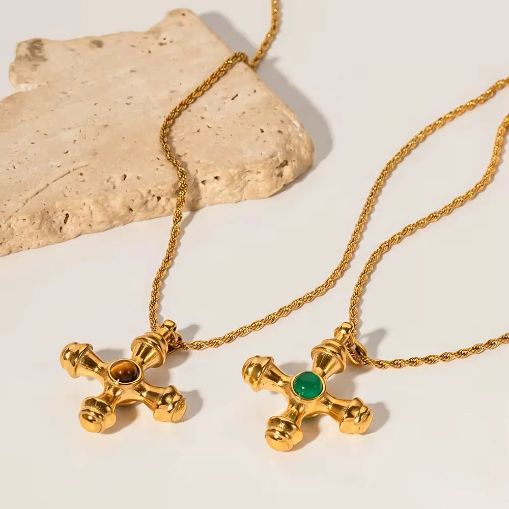 Protection Cross Necklace