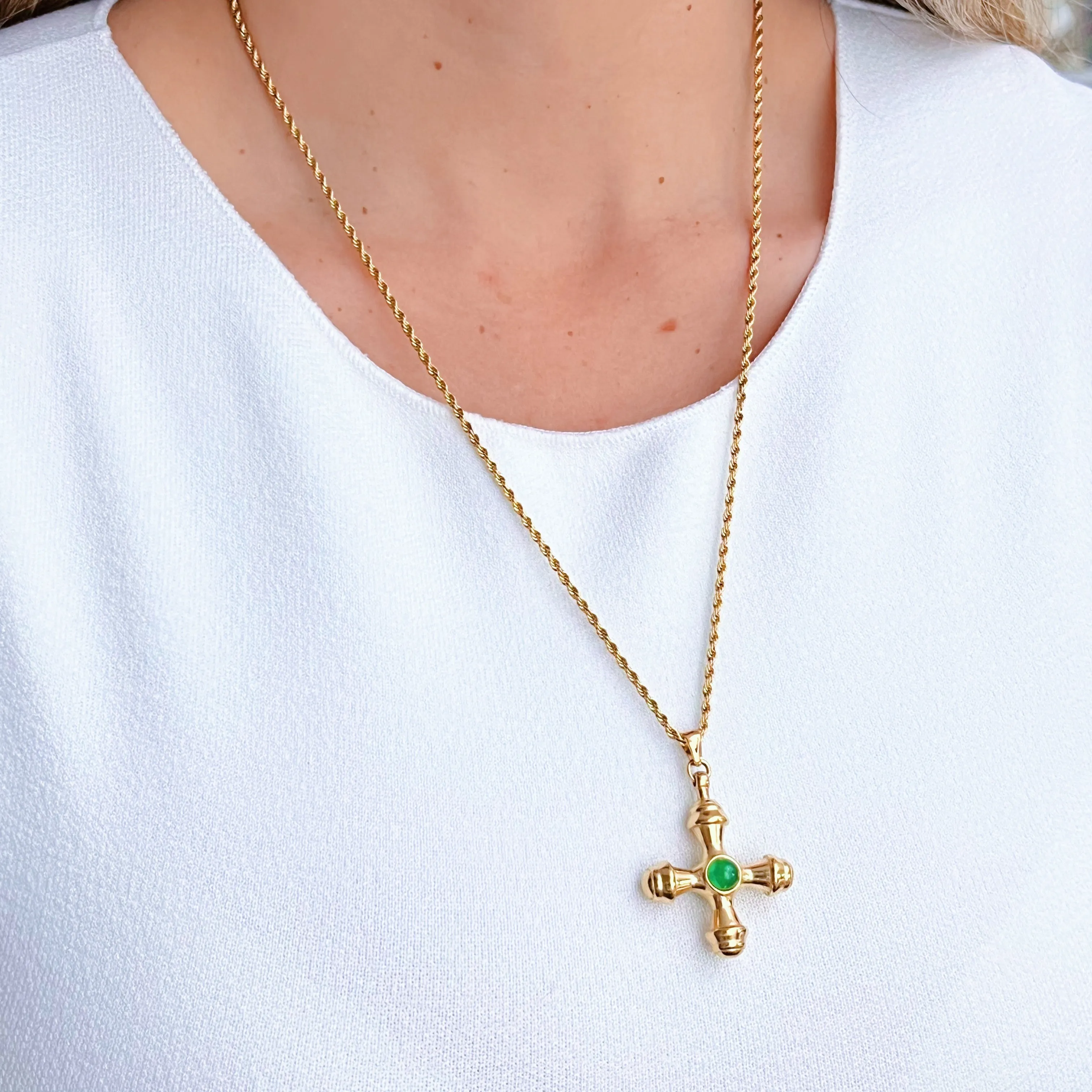 Protection Cross Necklace