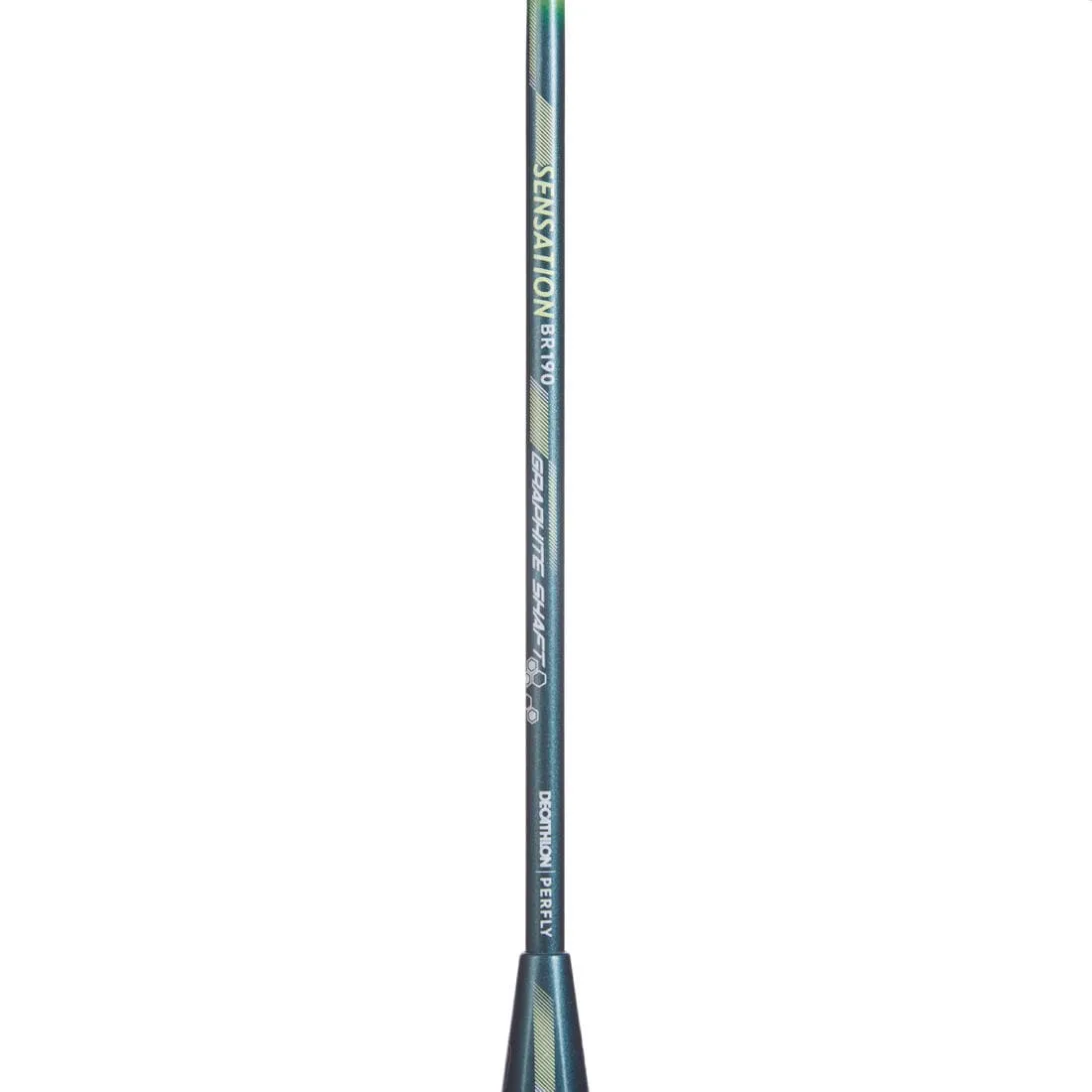 Raquette de Badminton Adulte BR Sensation 190 - Jaune/Vert