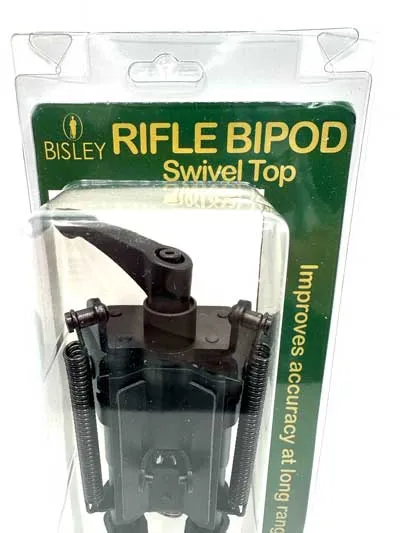Rifle / Airgun Bipod 6" - 9" Swivel Top - Bisley