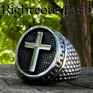 Righteous Path Cross Ring (#087)