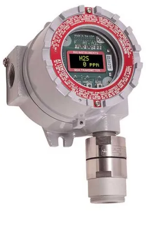 RKI M2A, Hydrogen Sulfide (H2S) 0-100 ppm, sensor / transmitter with j-box (each)