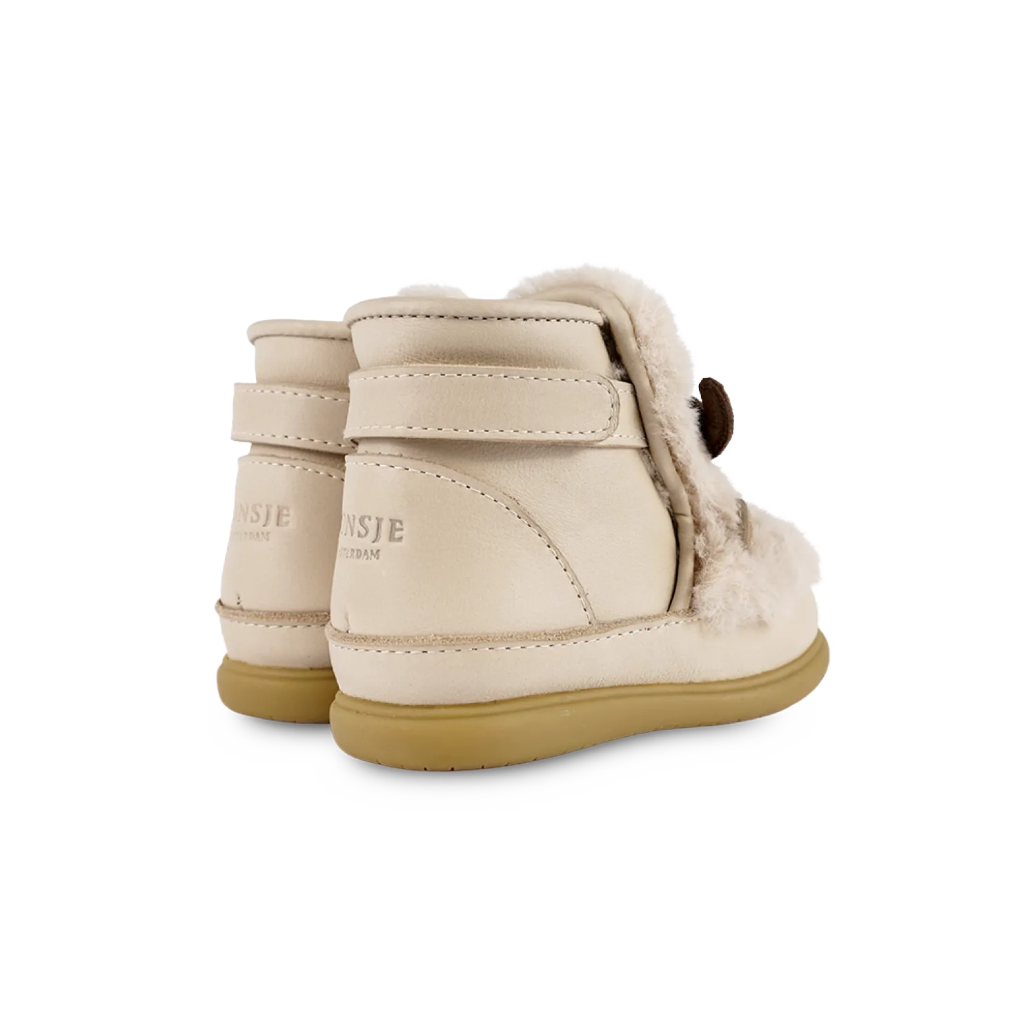 Roumi Shoes | Reindeer | Light Beige Soft Faux Fur