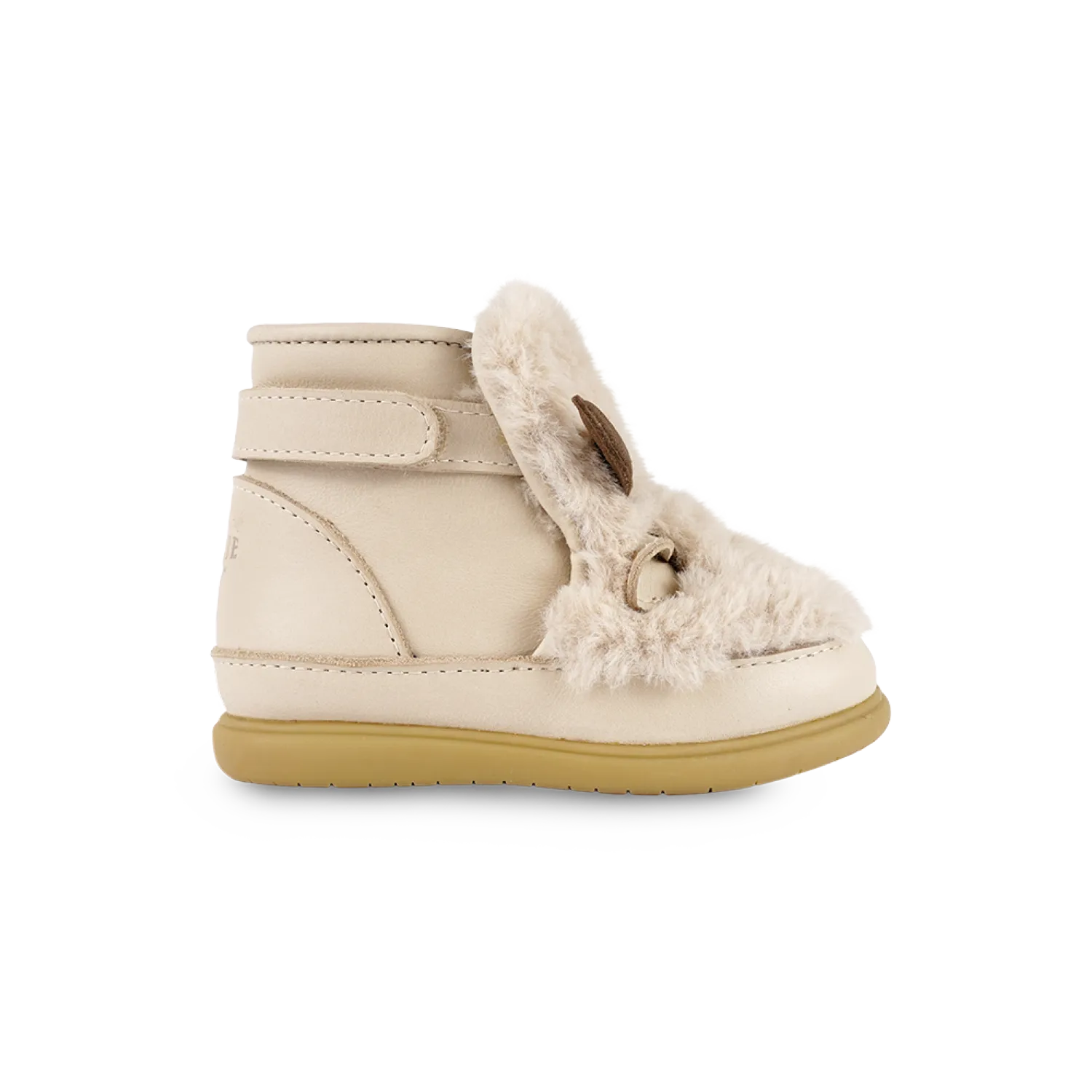 Roumi Shoes | Reindeer | Light Beige Soft Faux Fur