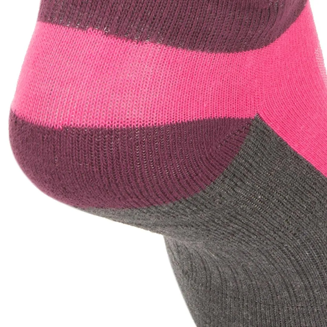 RS 500 Adult Low Sports Socks Tri-Pack - Pink/Black