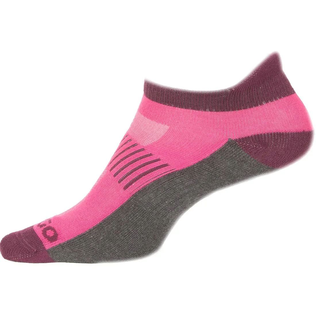 RS 500 Adult Low Sports Socks Tri-Pack - Pink/Black