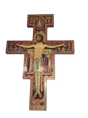 San Damiano Wood Crucifix (15")