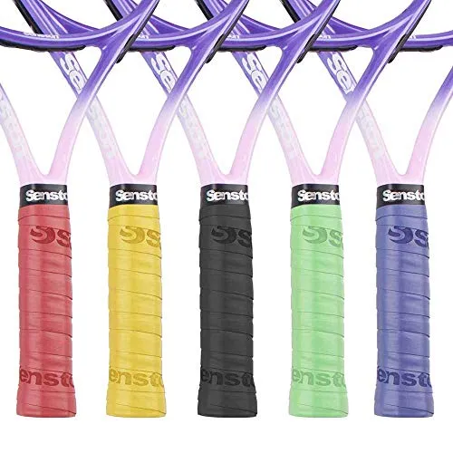 Senston Overgrips Pack of 5/10/15 Racquet Overgrips Tennis Badminton Squash Racket Overgrip Anti Slip Racquet