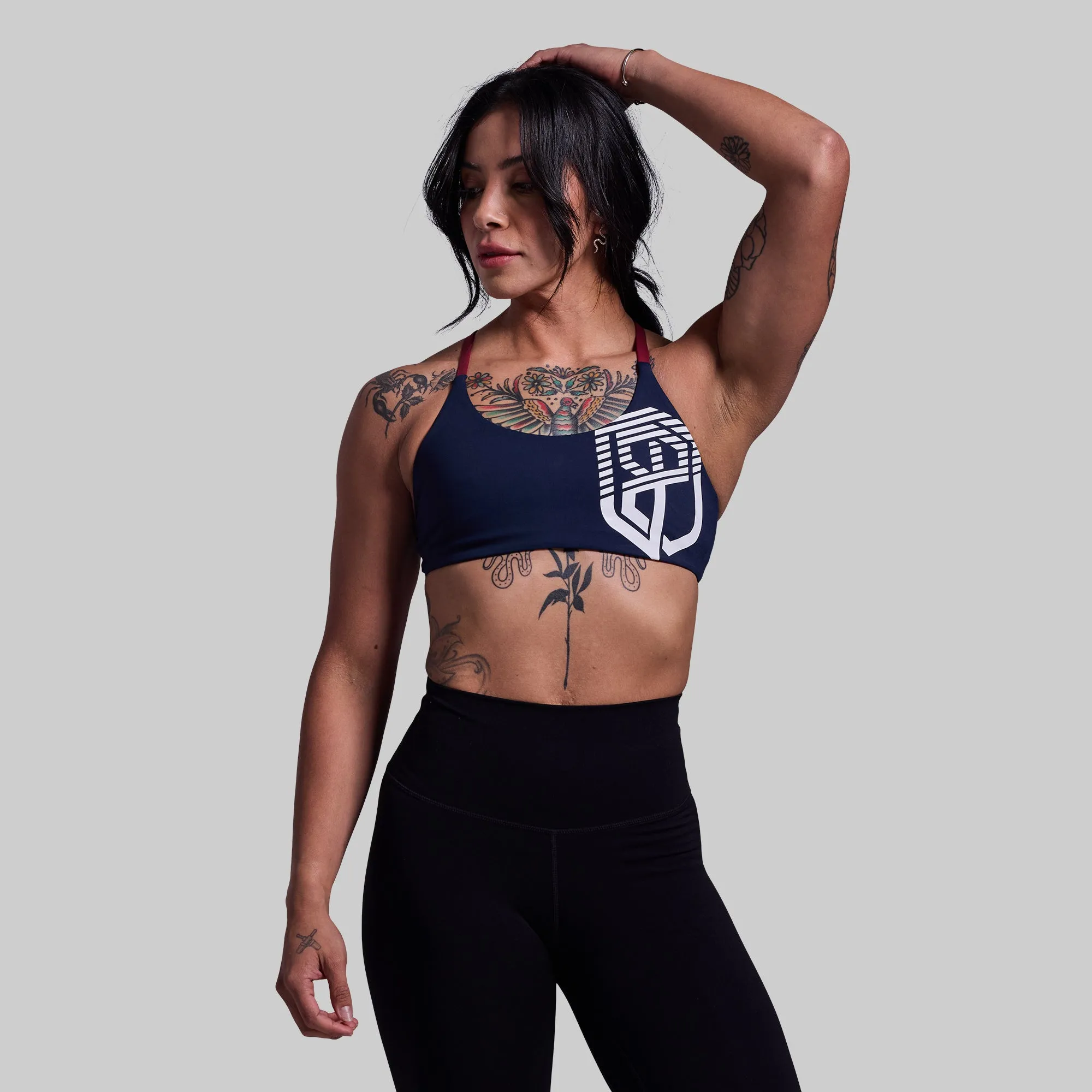 Serenity Sports Bra (Brand Strength-BP Navy)