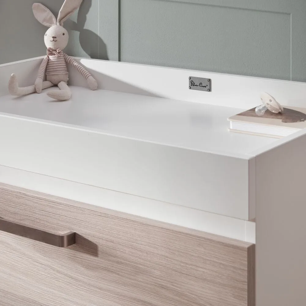 Silver Cross Finchley Cotbed and Dresser - Oak