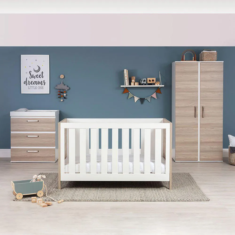 Silver Cross Finchley Nursery Furniture Set - Oak