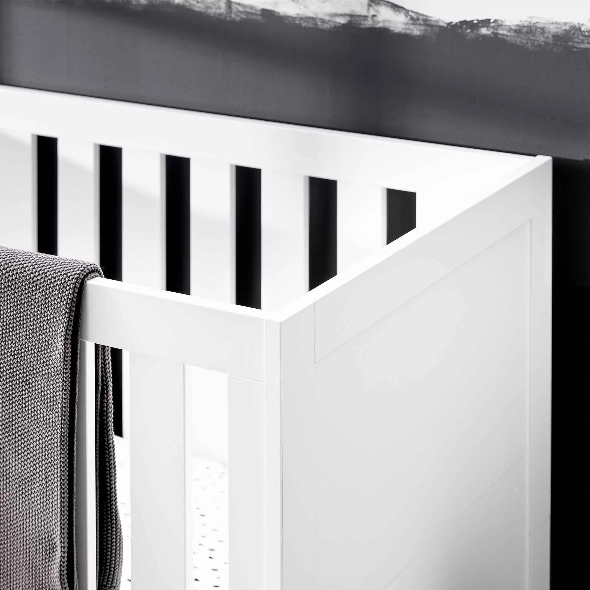 Silver Cross Finchley White Cot Bed