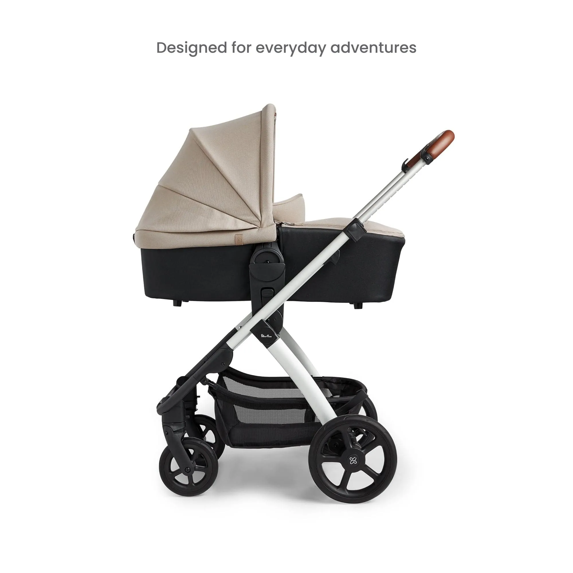 Silver Cross Tide, Cabriofix i-Size Complete Travel System - Stone