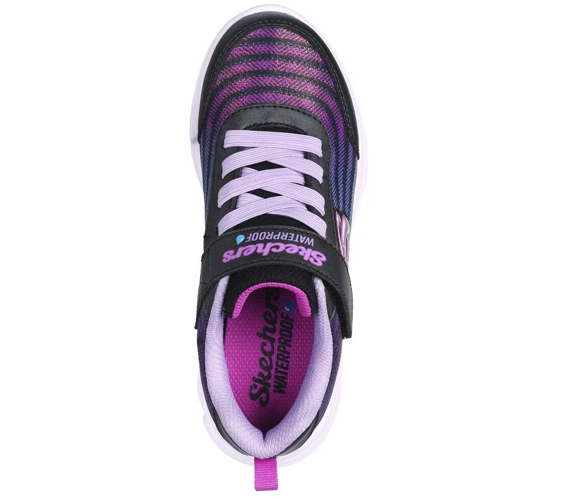 Skechers “Hydro Crush” Waterproof Running Shoes in Black/Multi : Size 11 to 5 in