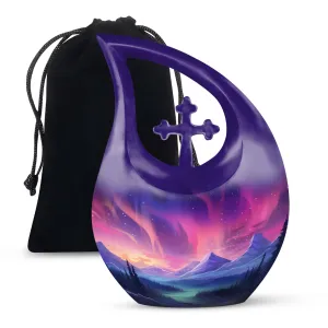 Skies Urn : Cherished Memories Large Memorial Urn