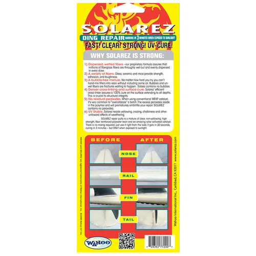 SOLAREZ POLYESTER UV RESIN DING REPAIR 60ML